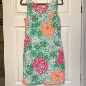 Lilly Pulitzer Floral Shift Dress Size S LIKE NEW!